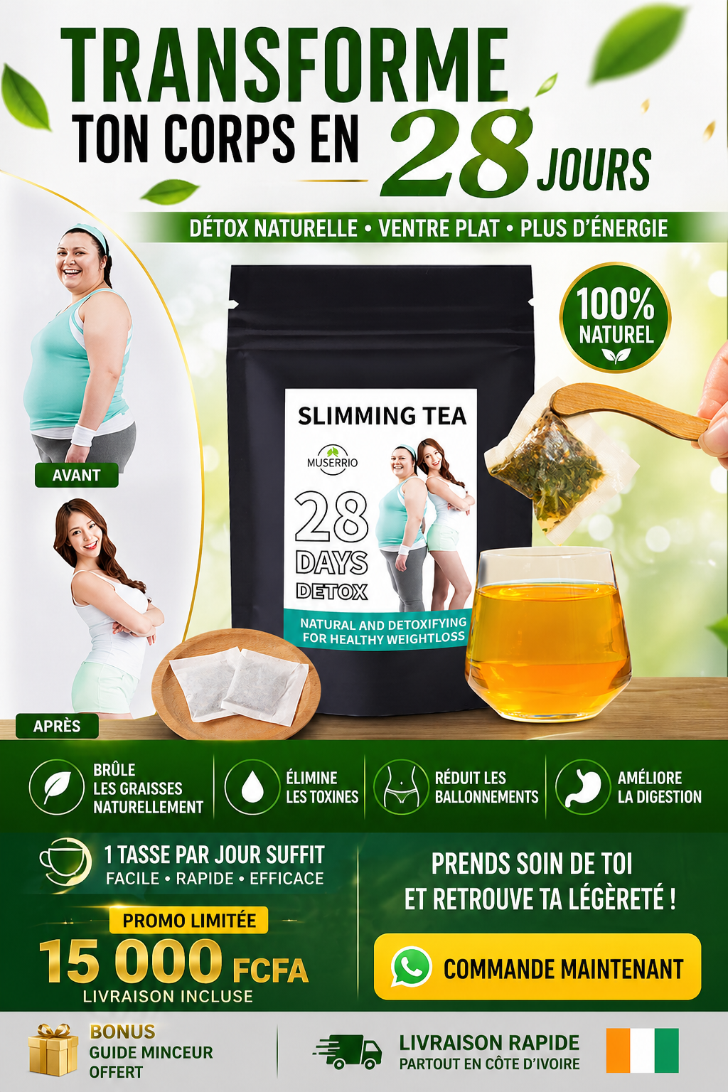 . TRANSFORME TON CORPS EN 28 JOURS AVEC SLIMMING THE