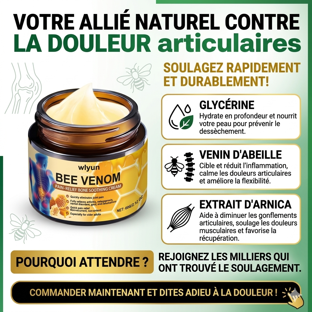 CREME VENIN D'ABEILLE-ANTI DOULEUR